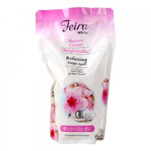 White Sakura Shower Cream Refill (850ml)