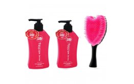 La Rose Set Sisir: 1 Set Shampoo & Condi + 1 Sisir Cherubim Hitam