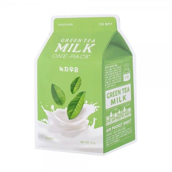Green Tea Milk One Pack Sheet Mask (21gr)