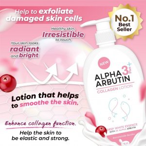 Alpha Arbutin 3 Plus Collagen Whitening Lotion (500ml)