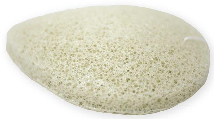 My Konjac Sponge - All Natural Fiber French Green Clay Facial Sponge (Light Green)