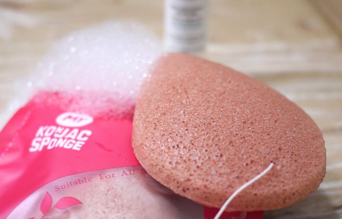 My Konjac Sponge - All Natural Fiber French Pink Clay Facial Sponge (Light Pink)